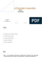 Bases de Données Avancées Chapitre 1