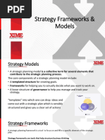 Strategy Frameworks Part1 Handout