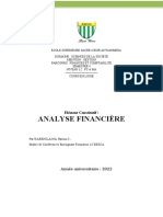 Analyse Financiere Chapitre II l2fc 2022