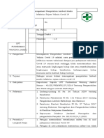 SOP Managemen Limbah Medis Tajam Vaksinasi Covid 19