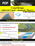 IE Lec - 6 Design of An Alluvial Canal-Kennedy Theory