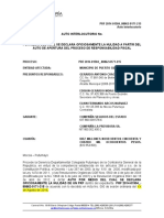 Auto Nulita A Partir Del Auto de Apertura