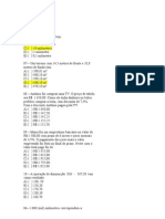 Questionário - Portugues - MatemáticaConhecimentos Gerais Direcionado