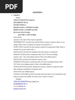 CHAPTER 5 - Sequence - Index - Synonyms