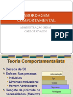 TGA Abordagem Comportamental