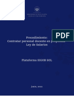 Procedimiento - Contratar Personal Docente en Propiedad - Ley de Salarios - Junio 2022