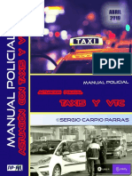 Manual Policial. Actuación Policial Con Taxis y VTC