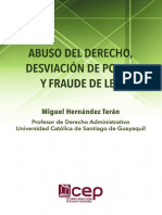 Abuso Del Derecho, Desviacioìn de Poder y Fraude de Ley - Miguel Hernaìndez 14-Dic-2020