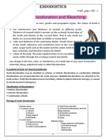 Discoloration of Teeth