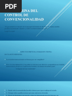 La Doctrina Del Control de Convencionalidad DIP II CUNOR 2022