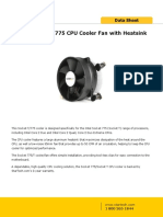 95mm Socket T 775 CPU Cooler Fan With Heatsink