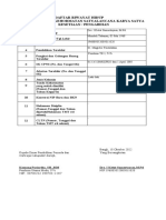 Daftar Riwayat Hidup