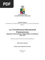 La V Conferencia Internacional Panamericana