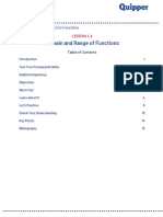 Domain and Range Function