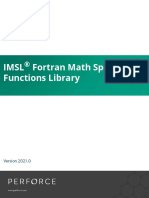 Imsl2021Fortran Special Functions Library