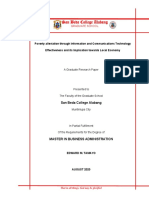 Poverty Alleviation Through Information and Communication Technology and Its Implication Towards Local Economy (FINAL)