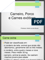 Apresentao Carne de Cordeiro e Exótica