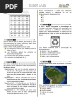 Simulado 1 - CIENCIAS - 6° Ano - E.F - BPW