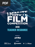 1-Minute Film Competition 2018 Teacher Resource v1.0