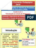 Conf. 1. Tema 1. Introdução Ao Estudo Da Pedagogia