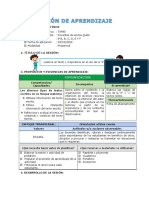 Sesión de Aprendizaje Comun Icacion 03.10