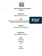 PROYECTO - DE - VINCULACIÓN - Derecho Administrativo