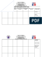 Project Monitoring Form For Sip