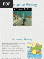 Persuasive Writing 1