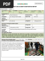 Near Miss Incident Report OCL