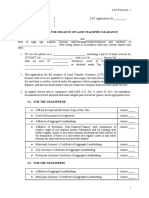 DAR - Application For Issuance of Land Transfer Clearance