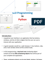 Tkinter GUI Programming in Python