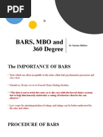 BARS, MBO and 360 Degree