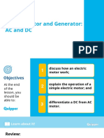 Science 10 12.2 Electric Motor and Generators