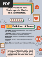 Week 1 Opportunites and Challenges in Media Information