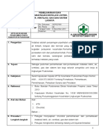 Sop Pemeliharaan Dan Pemantauan Instalasi Listrik, Air, Ventilasi, Gas Dan Sistem Lainnya