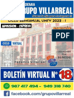 BOLETIN N°18 UNFV 2023-I (Virtual Mañana)