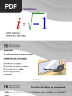 Clase 10 - Números Complejos