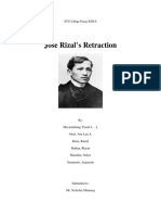 RPH - PT - Rizal's Retraction