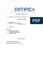 Informe PH Laboratorio Química