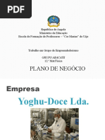 YOGHU-DOCE LDA. Plano de Negócio