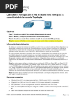 2.3.8 Lab - Navigate The Ios by Using Tera Term For Console Connectivity - Es XL