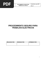 Procedimiento Seguro para Trabajos Electricos