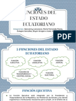 Funciones Del Estado Ecuatoriano