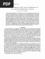 A Field Comparison of The Tractive Performance of Two-And Four-Wheel Drive Tractors