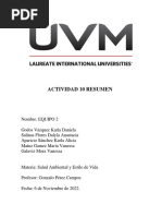 Actividad 10 Salud Ambiental y Estilo de Vida