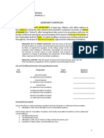 Secretarys Certificate On Assigning Signatories in The ESC and TSS Program3