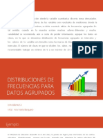 Distribuciones de Frecuencias para Datos Agrupados