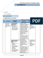 1° Grado - Actividad Del Dia 09 de Agosto