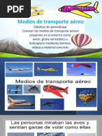 Medios de Transporte Aéreos