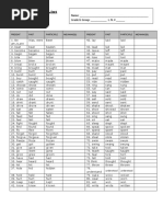 Irregular Verb List 82